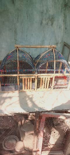 wooden cage