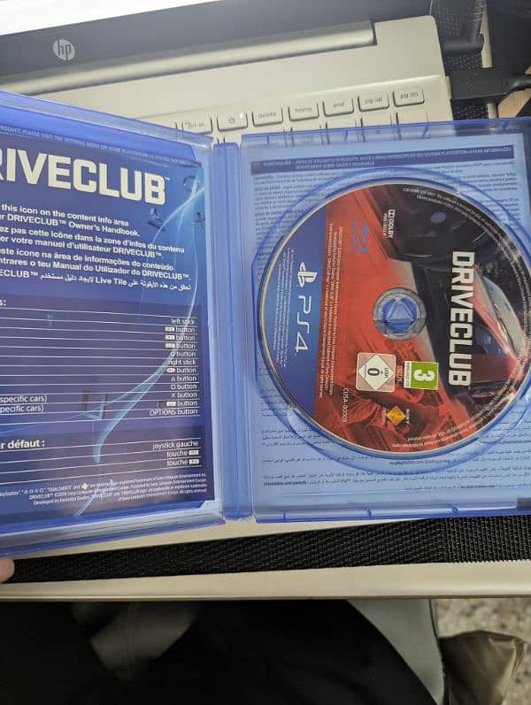 DriveClub PS4 CD 1