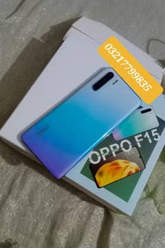 Oppo F15 256GB+8GB box Charger sath ha" pta approved: all ok phone