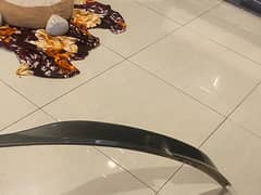 Honda city 2009-2020 trunk spoiler metal polish colour