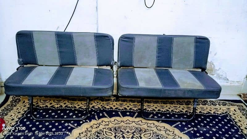HiJet Extra Folding Back seats, and Lightweight Front Safe Guard 0