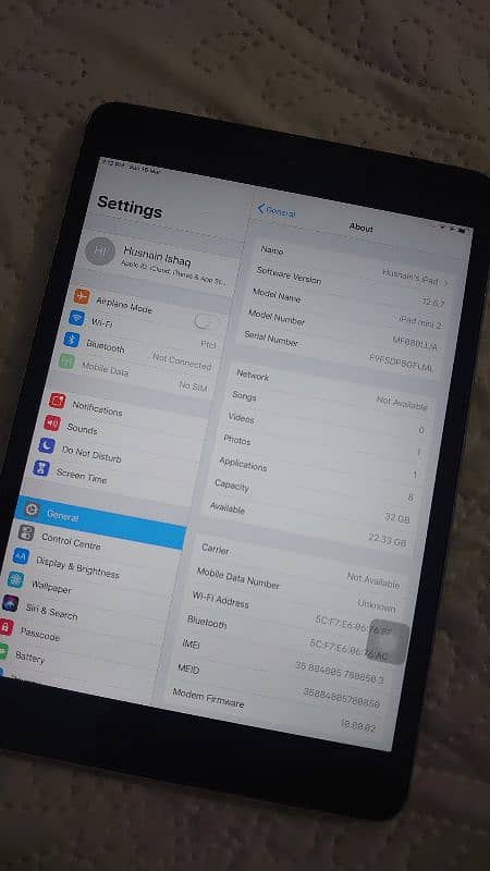 ipad mini 2.32 gb 2