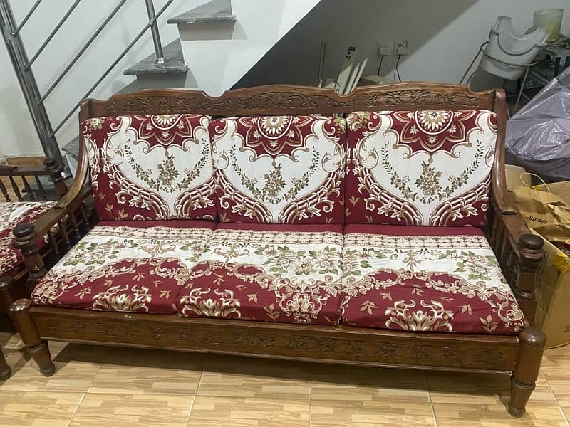 wood sofa 0