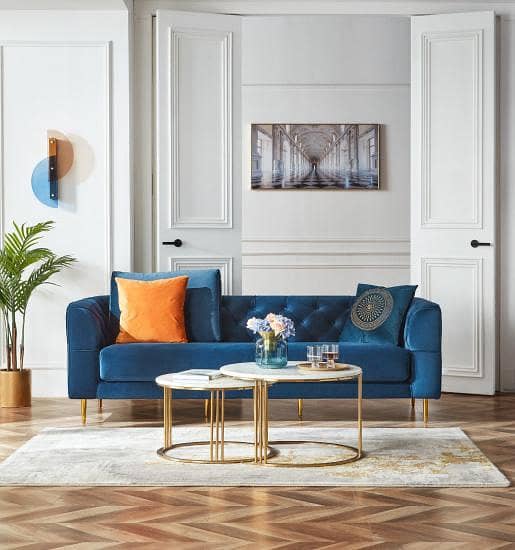 L Shaped Sofa // Dewan Sofa //Sofa Set With Center Table//Corner Sofa 7