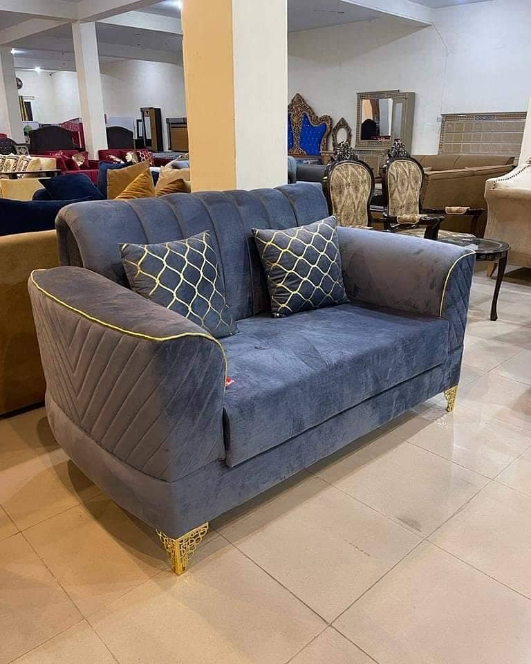 L Shaped Sofa // Dewan Sofa //Sofa Set With Center Table//Corner Sofa 13