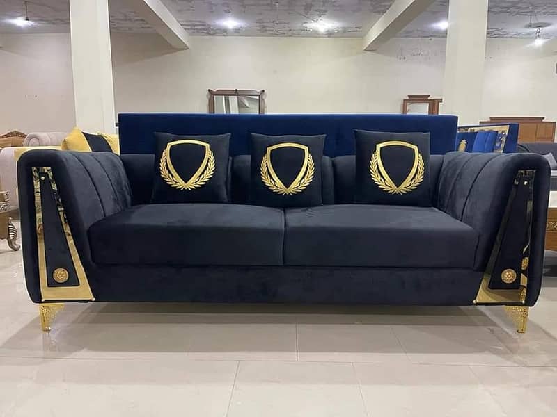 L Shaped Sofa // Dewan Sofa //Sofa Set With Center Table//Corner Sofa 19