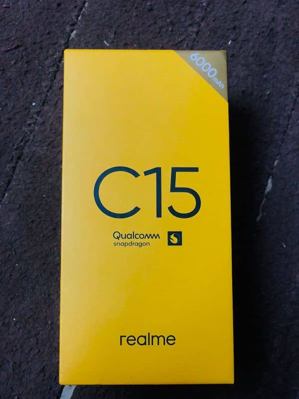 realme C15 with BOX 1