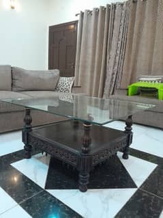 3 glass centre tables in excellent condition