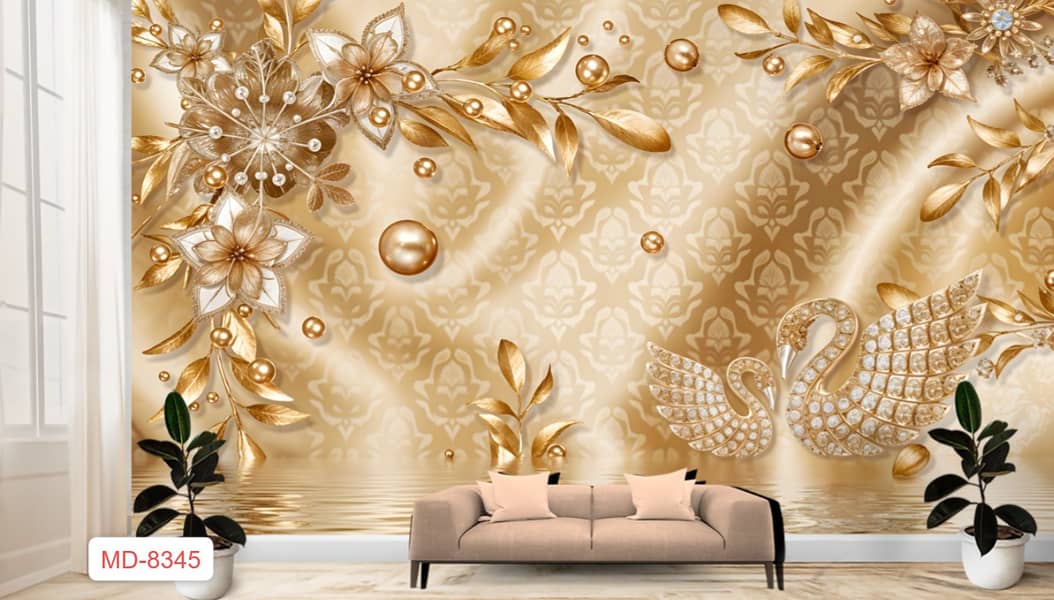 Wallpaper , 3D Wallpaper , Water Proof WallPaper , Blinds , Flooring 7