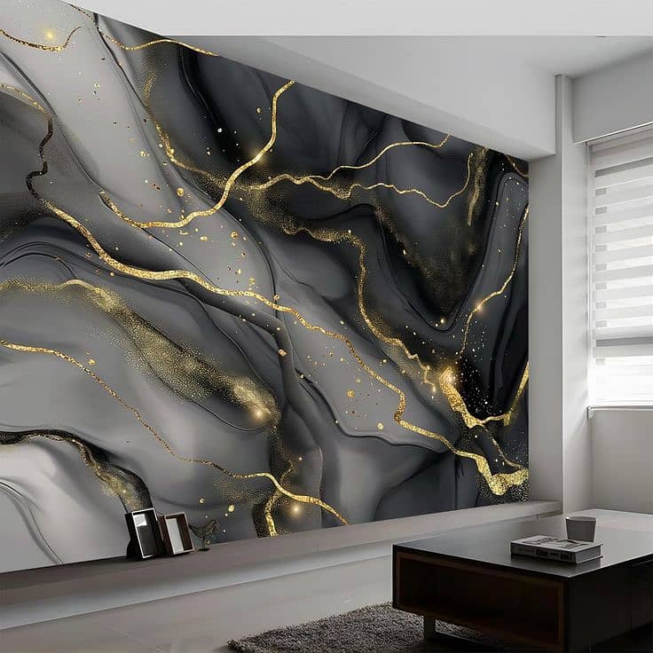 Wallpaper , 3D Wallpaper , Water Proof WallPaper , Blinds , Flooring 12