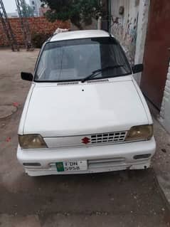 mehran car white colour  condition used Ducoment available Biometric