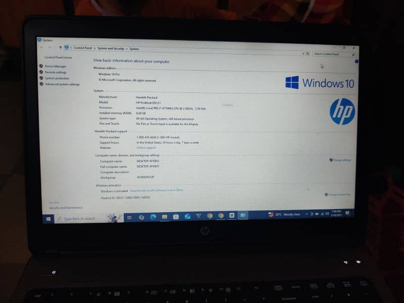 HP ProBook 650 G1 0