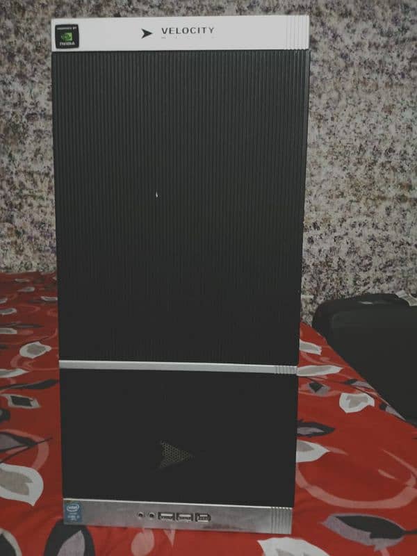 Velocity Micro Gaming PC Case - Extra Large with blue Cooling Fans 3