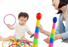 palstic rings stacking tower toy for sale