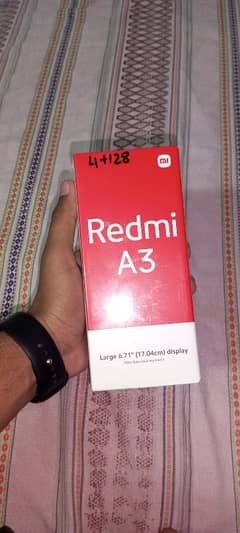 REDMI A3 4/128 BRAND NEW FOR SALE BOX B OPEN NI HUA