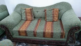 4 seater sofa set pure wood for sale