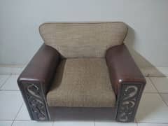 2 seater and sigle seater sofa