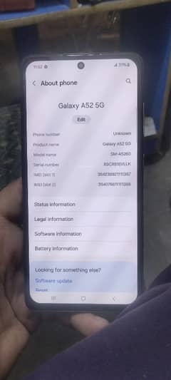 Samsung A52 5G 8/256 NON PTA