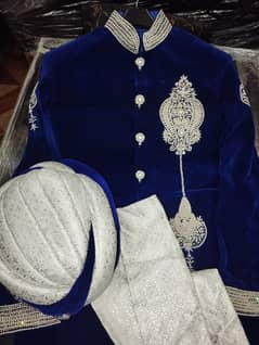 Royal Blue Sherwani