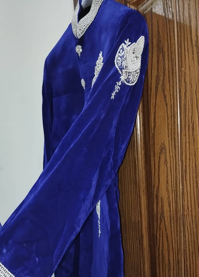 Royal Blue Sherwani 14