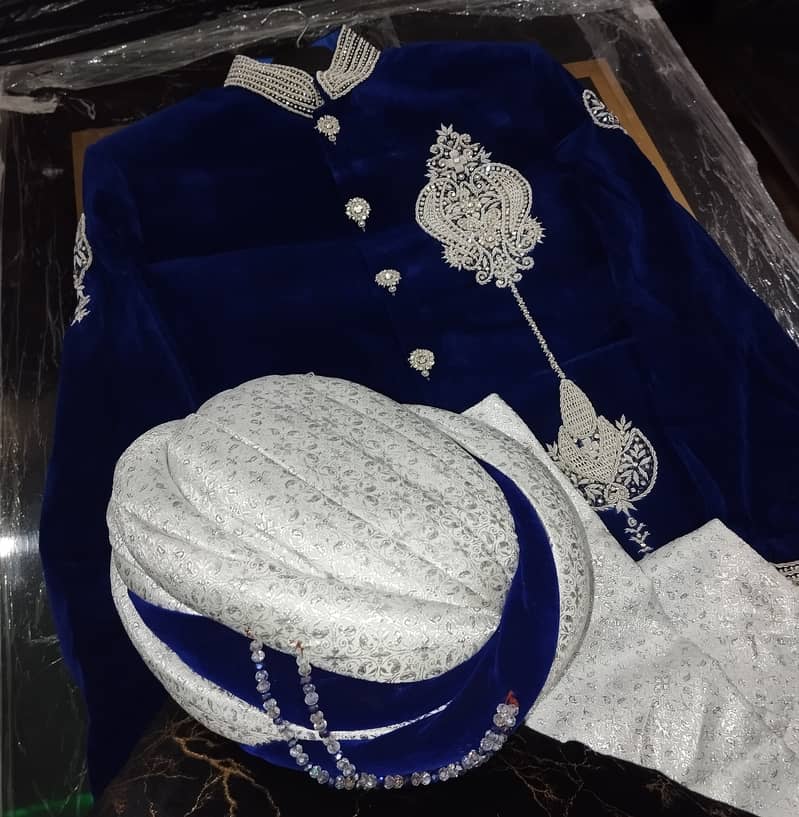 Royal Blue Sherwani 18