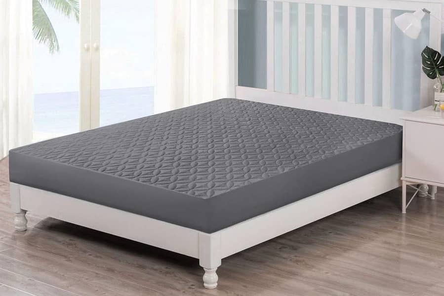 100% Waterproof Protector Fancy Quilted Mattress Fitted BedSheet 6