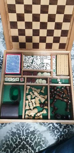 wooden chess 7 in 1 from Taiwan brand new with box