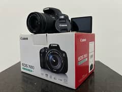 Canon 700D + 18-55mm EF-S IS STM lens with box and accessories