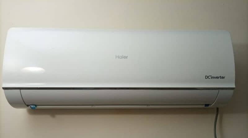 haier dc inverter 1 ton . newly condition 10 year cimpresor waranty 1