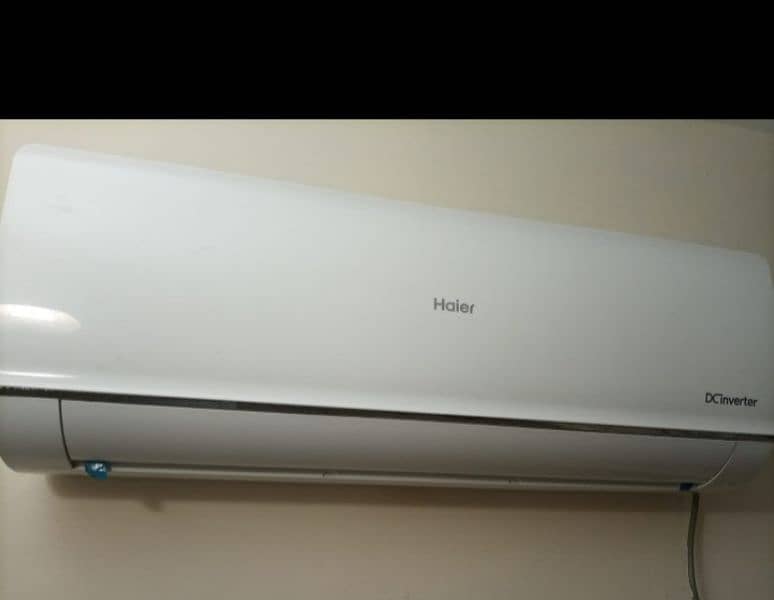 haier dc inverter 1 ton . newly condition 10 year cimpresor waranty 2