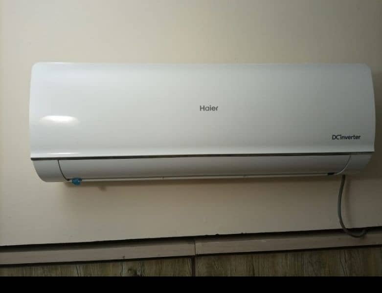 haier dc inverter 1 ton . newly condition 10 year cimpresor waranty 3