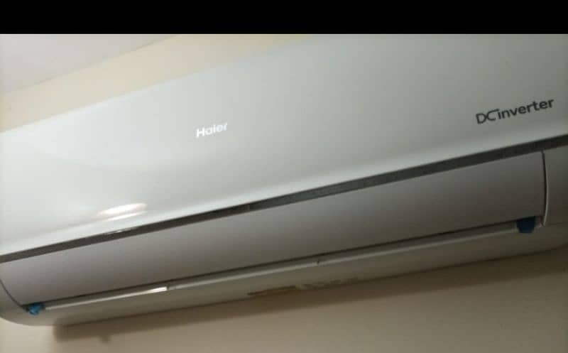 haier dc inverter 1 ton . newly condition 10 year cimpresor waranty 4