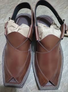 Brown pishawri sandel. size 42