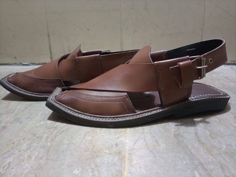 Brown pishawri sandel. size 42 1