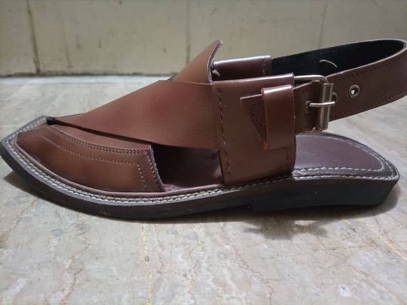 Brown pishawri sandel. size 42 2