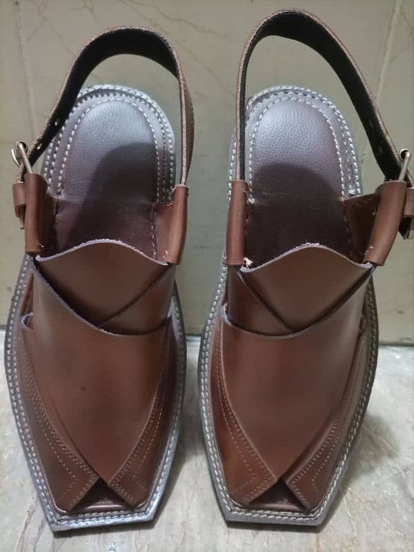 Brown pishawri sandel. size 42 3