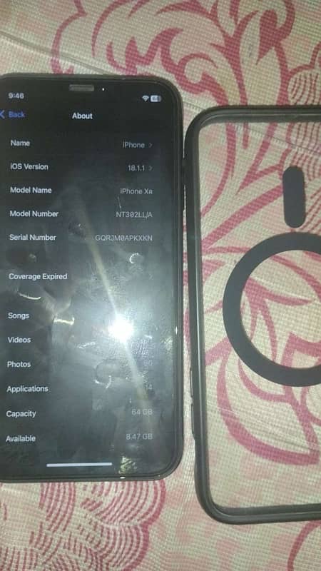 Iphone Xr urgent sale 5