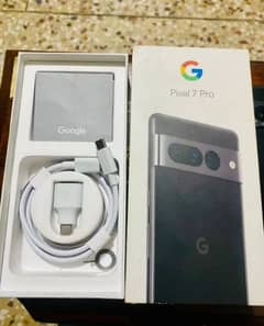 Google pixel 7 pro with full box for sale me