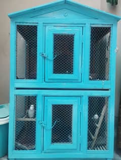 Birds cage daiyre wood double store 03114981468