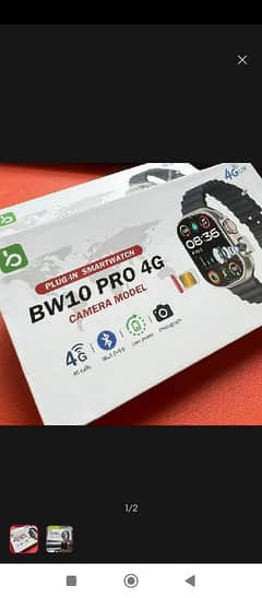 BW10 pro 4g smart watch with sim and camera