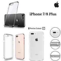 Premium Transparent Iphone Cover ; Model : iPHONE 8 or iPHONE 12 pro