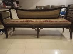 Wooden 3 seater sofa couch