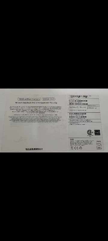 MacBook M2 Pro 2023 16GB 512GB 16" Display MNW83LL/A With Box 17