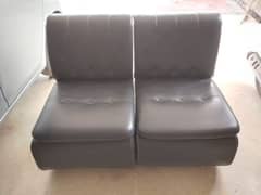 Office leather sofas lounges 2piecs