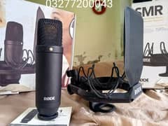 Rode nt 1 with shock mount pop filter box n all