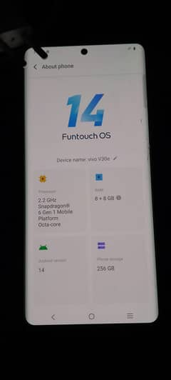 Vivo v30e All ok just miner c line hy tuch glass k andr jo side pr hy