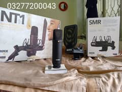 Rode nt 1 condenser microphone with shock mount n pop filter n all