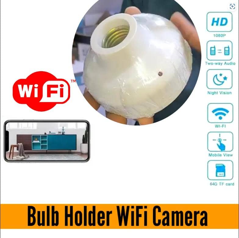 Wifi Wall Holder Camera For Home +Office With Look Cam Application  4k 5