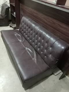 leather sofa new sofa just used