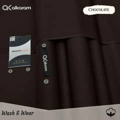 Luxury Men’s Suitings ALKARAM SOFT FABRIC wash & wear | Free Delivery